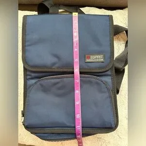 ESPRIT Worldwide navy blue small nylon backpack Navy Blue Mini Route Backpack | LeSportsac main image 3
